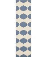 Safavieh Courtyard CY6162 Beige and Blue 2'3" x 8' Runner Outdoor Area Rug