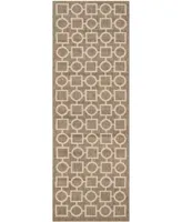 Safavieh Courtyard CY6925 and Bone 2'3" x 6'7" Sisal Weave Runner Outdoor Area Rug