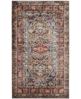 Safavieh Bijar BIJ621 Brown and Royal 3' x 5' Area Rug