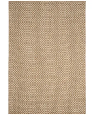 Safavieh Courtyard CY8653 Natural and Cream 4' x 5'7" Sisal Weave Outdoor Area Rug