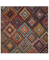 Safavieh Aruba ARB501 Multi 6'7" x 6'7" Square Area Rug