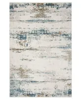 Safavieh Eclipse ECL226 Beige and Blue 4' x 6' Sisal Weave Area Rug