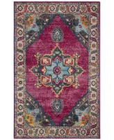 Safavieh Merlot MER108 Fuchsia and Multi 6'7" x 9' Area Rug