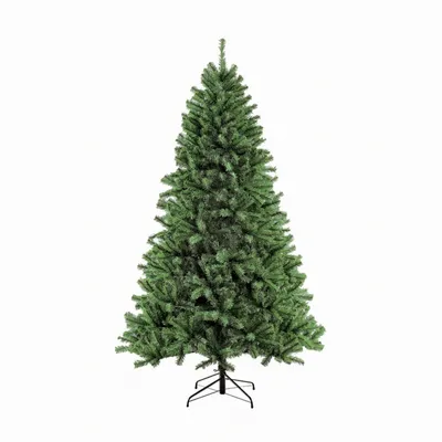 Puleo 7.5FT Unlit Nebraska Fir Artificial Unlit Christmas Tree