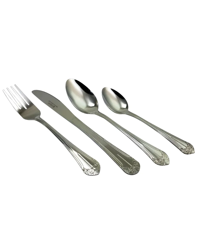 Mariano 24 Piece Flatware Set - Silver