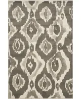 Safavieh Porcello PRL7736 Ivory and Dark Gray 6' x 9' Area Rug