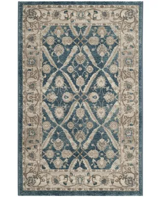 Safavieh Sofia SOF378 Blue and Beige 3' x 5' Area Rug