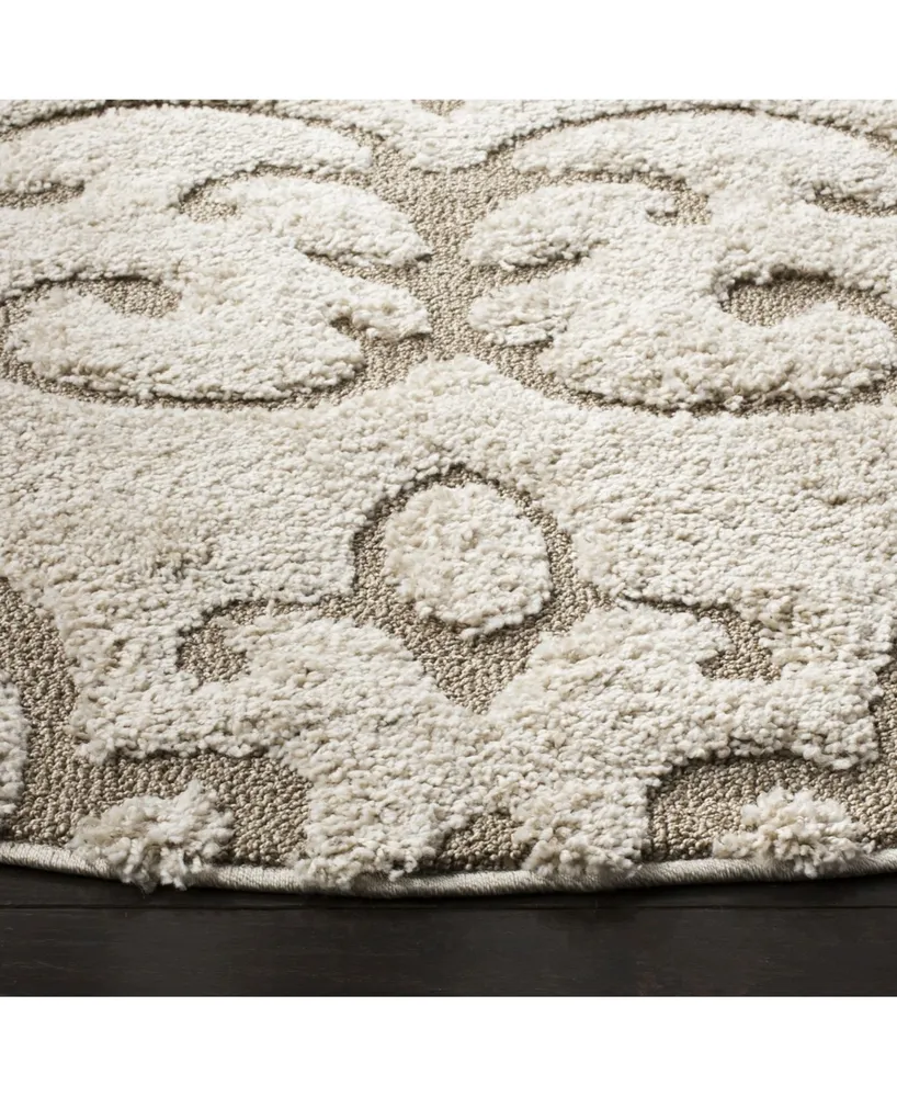 Safavieh Florida Shag SG470 6'7" x 6'7" Round Area Rug