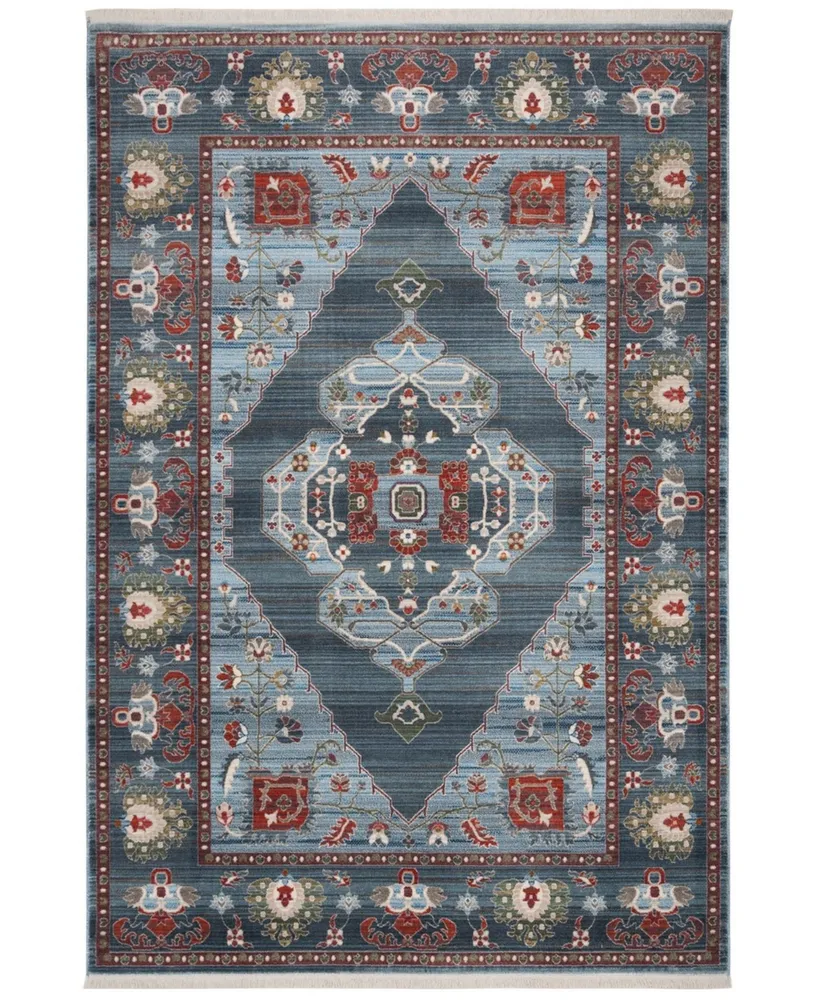 Safavieh Vintage Persian VTP482 Blue and Light Blue 3' x 5' Area Rug