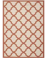 Safavieh Courtyard CY6903 Beige and Terracotta 5'3" x 7'7" Sisal Weave Outdoor Area Rug