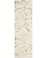 Safavieh Florida Shag SG455 2'3" x 7' Runner Area Rug