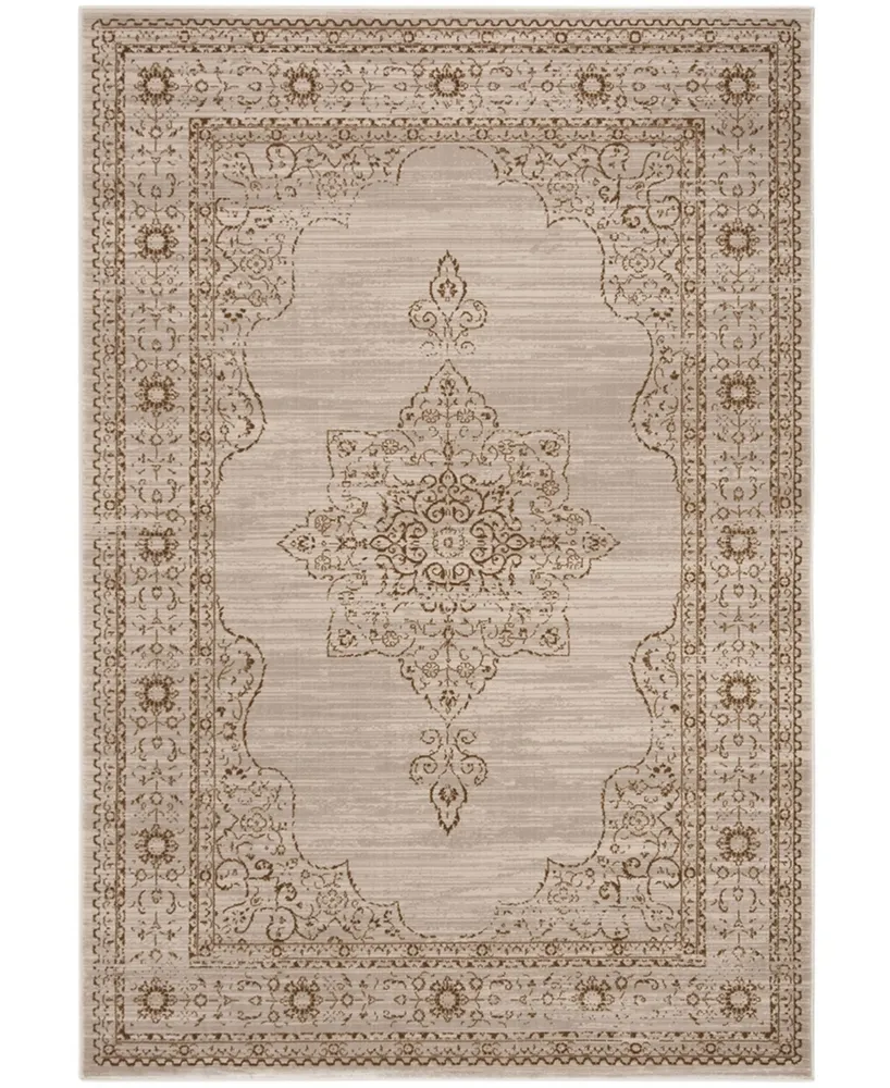 Safavieh Serenity SER210 Creme and Gold 5'1" x 7'6" Area Rug