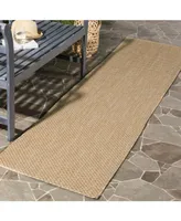 Safavieh Courtyard CY8521 Natural and 2'3" x 8' Runner Outdoor Area Rug