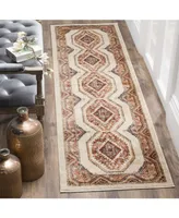 Safavieh Bijar BIJ647 and Rust 2'3" x 8' Runner Area Rug