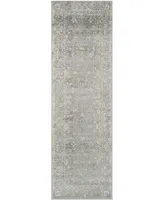 Safavieh Evoke EVK270 Silver and Ivory 2'2" x 7' Runner Area Rug