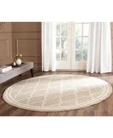 Safavieh Amherst AMT414 Wheat and Beige 7' x 7' Round Area Rug