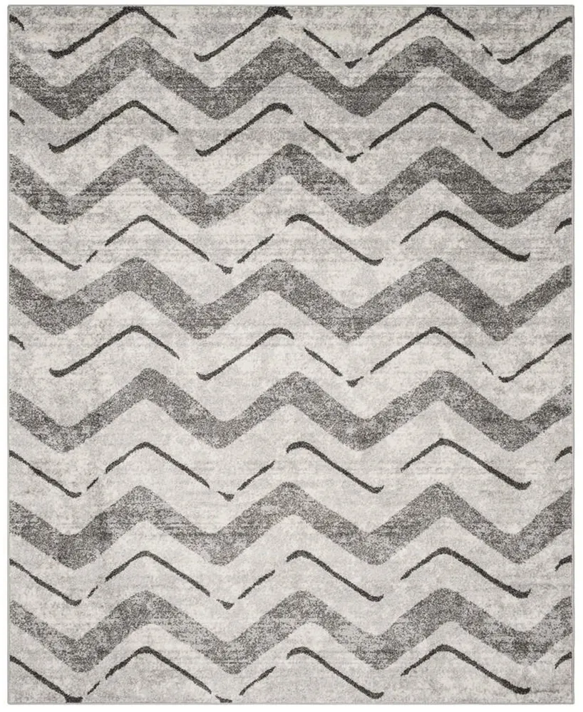 Safavieh Adirondack 121 Silver and Charcoal 8' x 10' Area Rug