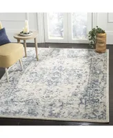 Safavieh Charleston CHL411 Ivory and Navy 5'3" x 7'6" Area Rug