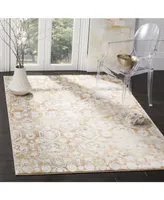 Safavieh Palermo PLM846 Gold and Beige 5'1" x 7'6" Area Rug