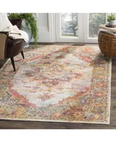 Safavieh Crystal CRS508 Cream and Rose 5' x 8' Area Rug