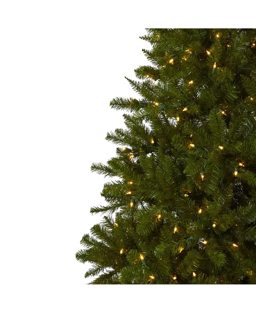 Nearly Natural 7.5' Windermere Christmas Tree w/Clear Lights