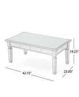 Camaran Natural Faux Wood Coffee Table