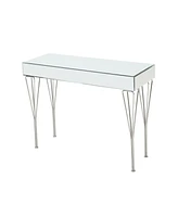 Ophelia Modern Glam Mirrored Console Table