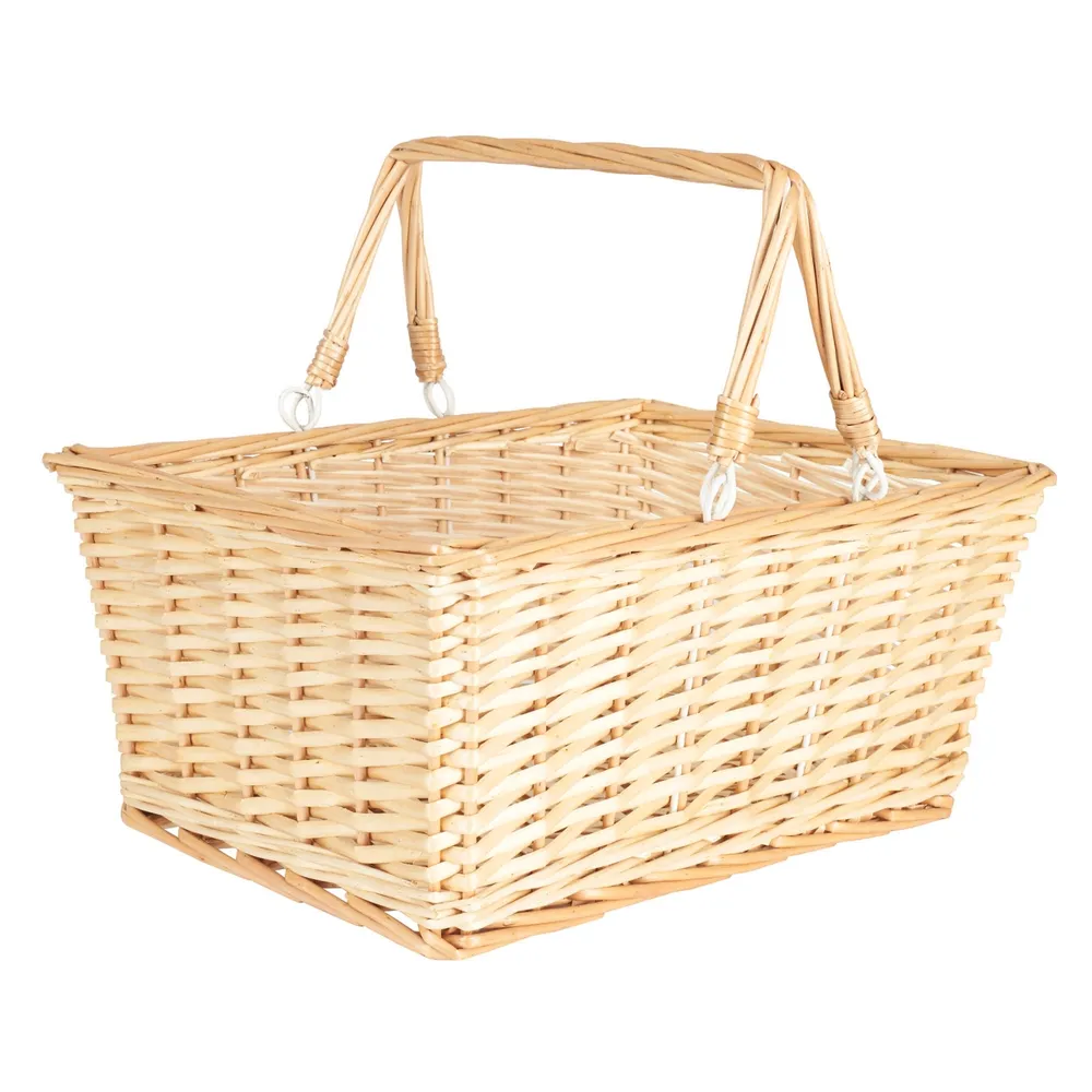 Household Essentials Open Top Market Basket with Handles