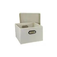 Household Essentials Collapsible Storage Box Set, Natural