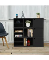 Way Basics Eco Stackable Connect Storage Cube with Door