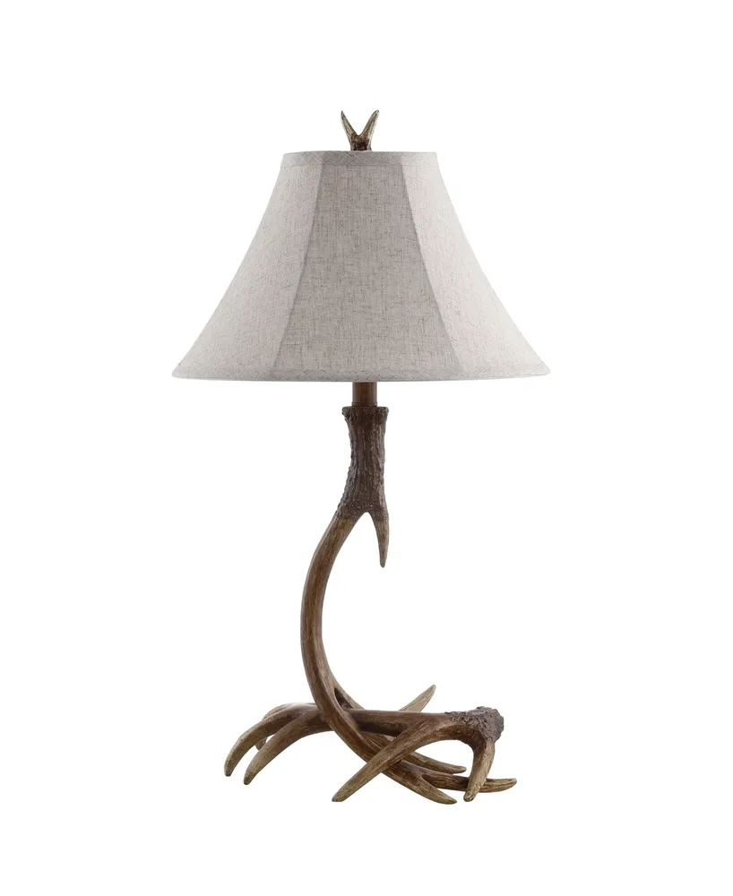 Jonathan Y Antler Rustic Resin Led Table Lamp