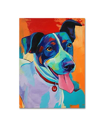 Corina St. Martin 'Willie Terrier Dog' Canvas Art - 19" x 14" x 2"
