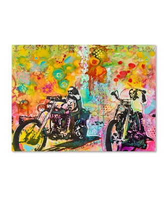 Dean Russo 'Easy Rider' Canvas Art - 19" x 14" x 2"