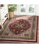 Safavieh Lyndhurst LNH330 Red and Black 5'3" x 7'6" Area Rug