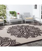 Safavieh Courtyard CY6139 Beige and Black 8' x 11' Sisal Weave Outdoor Area Rug