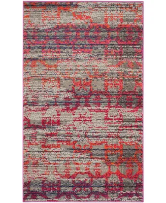 Safavieh Monaco MNC217 Gray and Multi 3' x 5' Area Rug