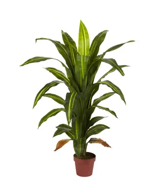 Nearly Natural 4' Dracaena Silk Plant - Real Touch