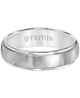 Triton Men's Titanium Ring, Comfort Fit Wedding Band (6mm)