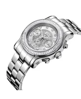 Jbw Women's Laurel Diamond (1/10 ct.t.w.) Stainless Steel Watch