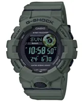 G-Shock Men's Digital Olive Green Resin Strap Watch 48.6mm