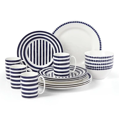 kate spade new york Charlotte Street North 16-pc Dinnerware Set, Service for 4