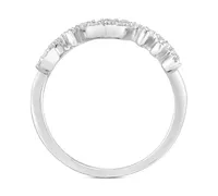 Diamond "Mom" Ring (1/4 ct. t.w.) Sterling Silver