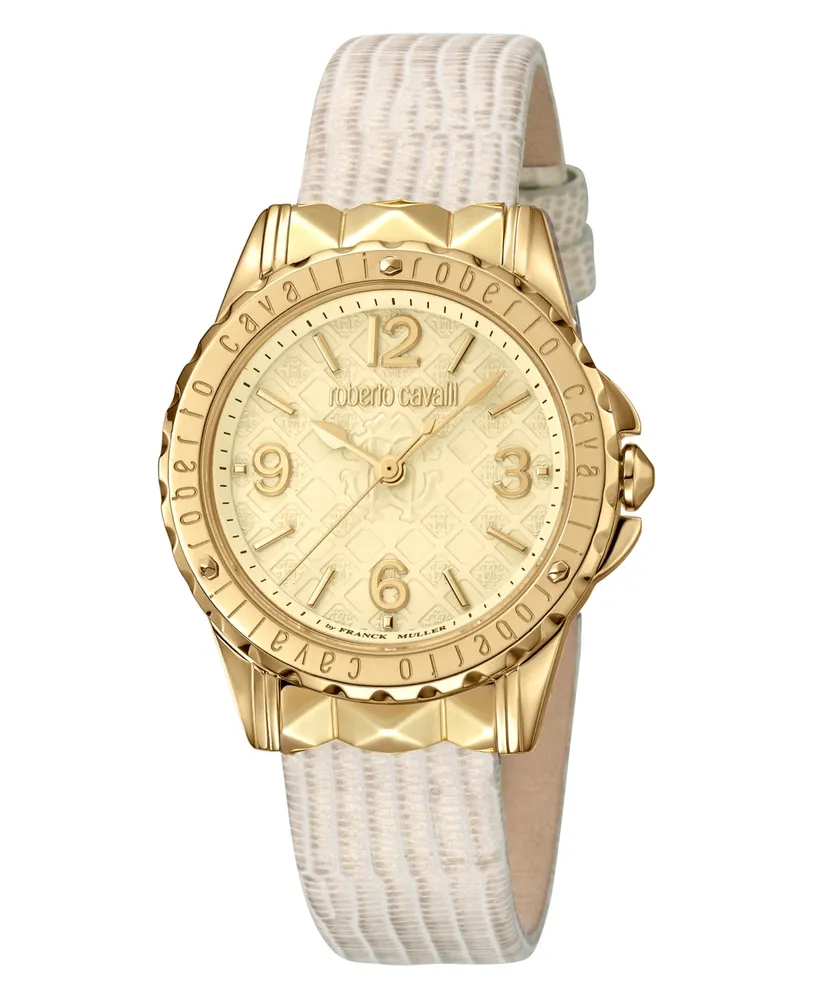 Buy ROBERTO CAVALLI Analogue Watch | Gold Color Women | AJIO LUXE