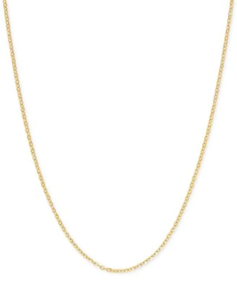 Italian Gold Mirror Cable Link Chain 1 1 4mm Necklace Collection In 14k Gold