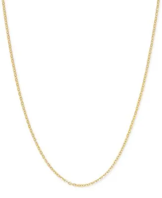 Italian Gold Mirror Cable Link Chain 1 1 4mm Necklace Collection In 14k Gold
