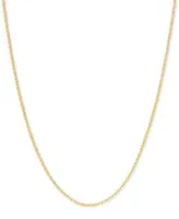 Italian Gold Mirror Cable Link Chain 1 1 4mm Necklace Collection In 14k Gold