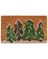 Home & More Winter Wonderland Coir/Vinyl Doormat, 24" x 36"