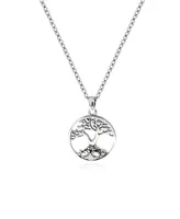 Beatrix Potter Sterling Silver Bunnies Family Tree Pendant Necklace