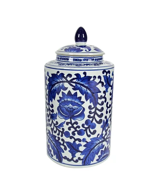 Aline Lidded Round Jar, Tall