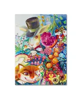 Oxana Ziaka 'Alice In Wonderland' Canvas Art - 19" x 14" x 2"